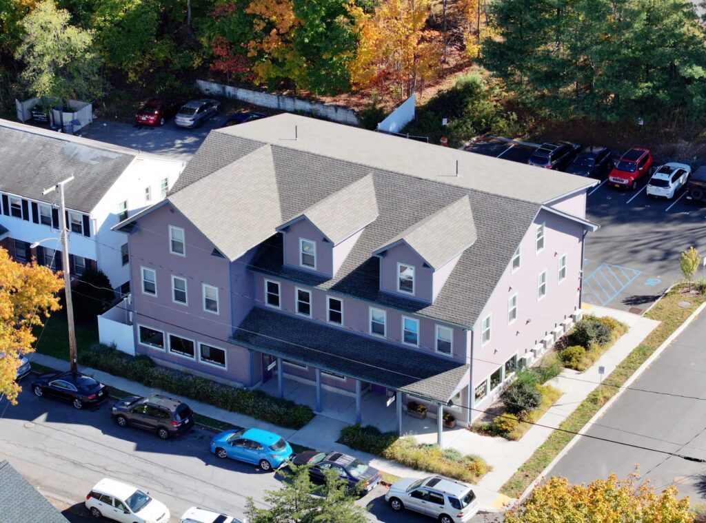 Church-Street-New-Paltz Aerial View of Church Street Building in New Paltz NY