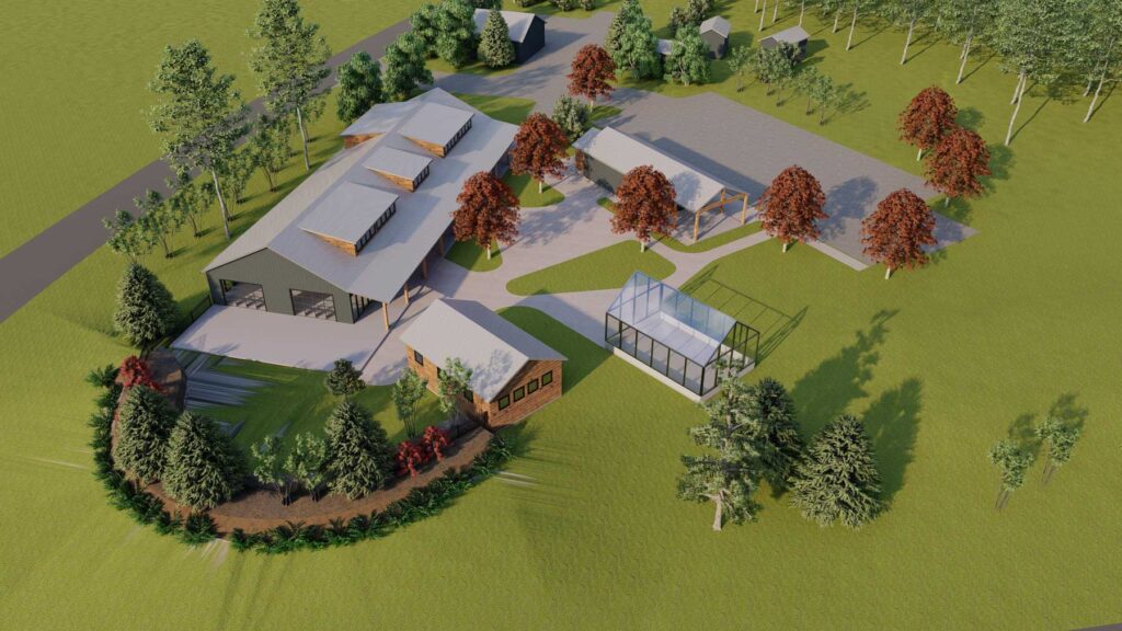 FullCircle-Gardiner-9 Aerial View Plan of Full Circle, Gardiner NY