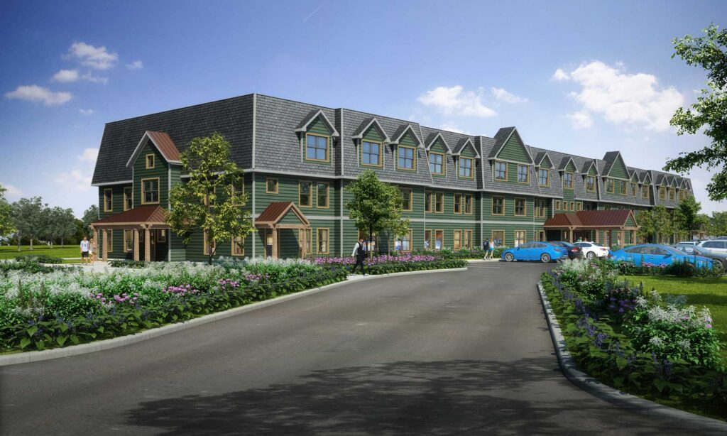 Harmony-Hall Harmony Hall, Senior Residence in New Paltz, NY- Architects Rendering